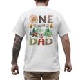 One Happy Dad Camper 1st Birthday Boy Camping Bear Men's Back Print T-Shirt