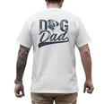 Pug Dog Dad Men Men's Back Print T-Shirt