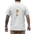 Pun Tshirt I'm A Little Door Key Bad Pun Dad Jokes Men's Back Print T-Shirt