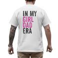 Retro In My Dad Girl Era Father's Day Christmas Men's Back Print T-Shirt