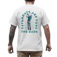 Saturdays For Dads Golfer Father's Day Men's Back Print T-Shirt