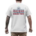 Shih Tzu Dad Shirt Never Underestimate An Old Man Gift Tee Men's Back Print T-Shirt