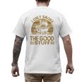 I Only Smoke The Good Stuff BBQ Barbeque Chef Dad Men's Back Print T-Shirt