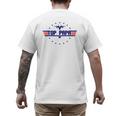 Top Papa Fathers Day Birthday For Men Dad Daddy Grandpa Men's Back Print T-Shirt