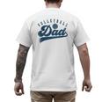 Volleyball Dad Daddy Father's Day Men's Back Print T-Shirt