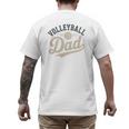 Volleyball Dad Men's Back Print T-Shirt