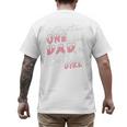Winter Onederland 1st Birthday Theme Dad Of Birthday Girl Men's Back Print T-Shirt Winter Onederland 1st Birthday Theme Dad Of Birthday Girl Men's Back Print T-Shirt
