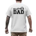 Wrestling Dad Hobby Wrestle Wrestler Martial Arts Father Men's Back Print T-Shirt
