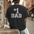 1 Dad Number One Father's Day Vintage Style Men's Back Print T-Shirt 1 Dad Number One Father's Day Vintage Style Men's Back Print T-Shirt