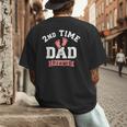 2nd Second Time Dad It's a Girl Gender Reveal Men's Back Print T-Shirt