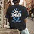 3rd Time Dad Dad Pregnancy It's a Boy Men's Back Print T-Shirt