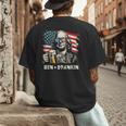 4th Of July Franklin Ben Drankin American Dad Men Women Men's Back Print T-Shirt