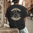 50th Birthday Vintage Motorcycle For Biker Dad Men's Back Print T-Shirt