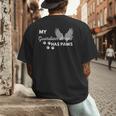 My Angel Has Paws Shirt Pet Memorial Cat Dog Dad Mom Men Women Girls Kids Men's Back Print T-Shirt