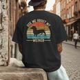 Ask Me About My Weiner Dachshund Dad Men's Back Print T-Shirt
