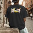 Astronaut Dad Space Birthday Planets Party Matching Family Men's Back Print T-Shirt