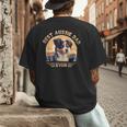 Aussie DAD Australian Shepherd Men's Back Print T-Shirt