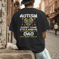 Autism Doesnt Come With Manual Dad Puzzle Awareness Men Men's Back Print T-Shirt