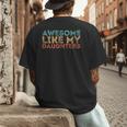 Awesome Like My Daughters Mom Dad Mother's Day Father's Day Men's Back Print T-Shirt Awesome Like My Daughters Mom Dad Mother's Day Father's Day Men's Back Print T-Shirt