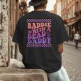 Baddie With A Dead Daddy Dead Dad Club Baddie On Back Men's Back Print T-Shirt Baddie With A Dead Daddy Dead Dad Club Baddie On Back Men's Back Print T-Shirt
