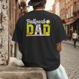 Ballpark Dad Baseball Softball Dad Of Ballers Men's Back Print T-Shirt