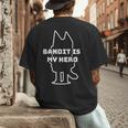 Bandit Is My Hero Kid's Show Dad Dog Men's Back Print T-Shirt