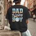 Baseball Ice Cream Drip Dad Of The Birthday Boy Baseball Men's Back Print T-Shirt