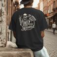 Bearded Dad Daddy Father’s Day My Other Ride Is His Beard Men's Back Print T-Shirt