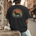 Best German Shepherd Dad Ever Daddy Dog Lover Owner Men's Back Print T-Shirt
