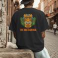 The Big Kahuna Hawaiian Tiki Dad Boss T-Shirt Men's Back Print T-Shirt