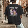 Bonus Dad Of The Birthday Fairy 1St Birthday Girl Party Men's Back Print T-Shirt Bonus Dad Of The Birthday Fairy 1St Birthday Girl Party Men's Back Print T-Shirt