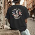 Border Collie Dog Owner For Men Border Collie Dad Men's Back Print T-Shirt