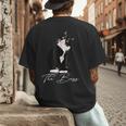 Boss Tuxedo Cat Lovers Tee Shirt For Mom Dad Men's Back Print T-Shirt