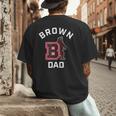 Brown University Bears Arched Dad Men's Back Print T-Shirt