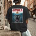 Cane Corso Jowls Top Drool Burger Dog Mom Dog Dad Men's Back Print T-Shirt