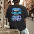 I Cant Keep Calm Its My Daddy Birthday Shirt Bday Men's Back Print T-Shirt