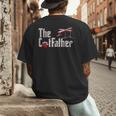 The Cat Father Cat Dad Feline Father Kitten Dad Men's Back Print T-Shirt