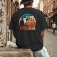 Cat Loving Daddy Fathers Day Mens None Best Cat Dad Ever Paw Fist Bump Fathers Day TeeShirt Small US Men's Back Print T-Shirt