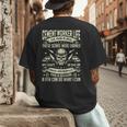 Cement Worker Life Concrete Finisher Dad Father Men's Back Print T-Shirt Cement Worker Life Concrete Finisher Dad Father Men's Back Print T-Shirt