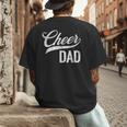 Cheer Dad Green Cheerleading Matching Parents Men's Back Print T-Shirt
