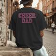 Cheer Dad Pink Cheerleading Men's Back Print T-Shirt