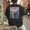 Chihuahua Teefs Top Teeth Chi Jowls Paws Dog Mom Dad Men's Back Print T-Shirt Chihuahua Teefs Top Teeth Chi Jowls Paws Dog Mom Dad Men's Back Print T-Shirt