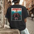 Chocolate Lab Jowls Labrador Retriever Dog Mom Dad Men's Back Print T-Shirt Chocolate Lab Jowls Labrador Retriever Dog Mom Dad Men's Back Print T-Shirt