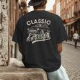 Classic Grandpa Saying Car Lover Men Dad Papa Grandpa Men's Back Print T-Shirt
