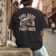 Cool Dads Fight Fire Firefighter Men's Back Print T-Shirt
