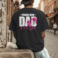 Cool Parent Apparel Proud New Dad It's A Girl Classic Fit Short Sleeve Crew Neck T-Shirt Small Men's Back Print T-Shirt