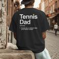Cool Tennis Novelty For Men Dad Tennis Lover Tennis Player Men's Back Print T-Shirt Cool Tennis Novelty For Men Dad Tennis Lover Tennis Player Men's Back Print T-Shirt