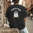 The Coolest Dad Cool Penguin By Dangerous Dad Men's Back Print T-Shirt