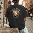 Corgi Dad Idea For Men Men's Back Print T-Shirt