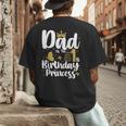 Dad Of The 1st Birthday Princess Girl 1 Years Old B-Day Men's Back Print T-Shirt